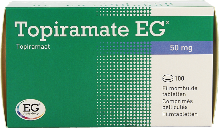 Topiramate EG 50Mg Comp Pell 100X50Mg 1