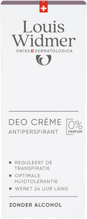 Widmer Deo Crème Antiperspirant Zonder Parfum 40ml 2
