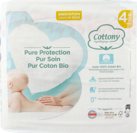 Cottony Baby Diapers Size 4 7 - 18kg 28 1