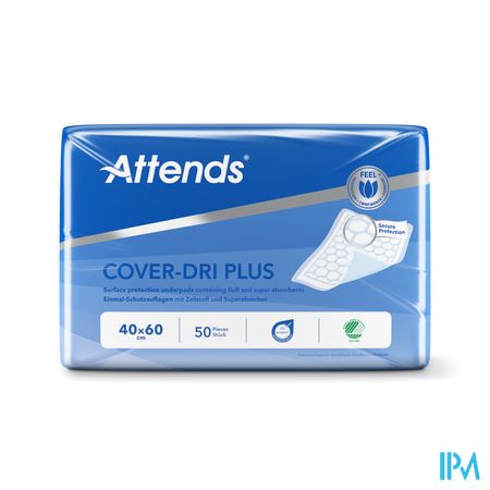 Attends Cover Dri Plus Onderleg Nf 40x 60cm 1x50