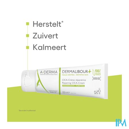 Aderma Dermalibour+ Cica Creme Reparatrice 100ml 12