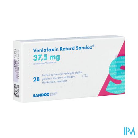 Venlafaxin Retard Sandoz 37,5mg Lib.prol. Caps 28