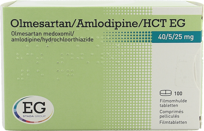 Olmesartan/Amlodipin/Hct EG 40/ 5/25,0 Filmtabl100 1