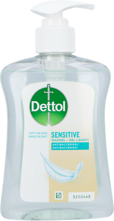 Dettolhygiene Wasgel Sensitive 250ml 1