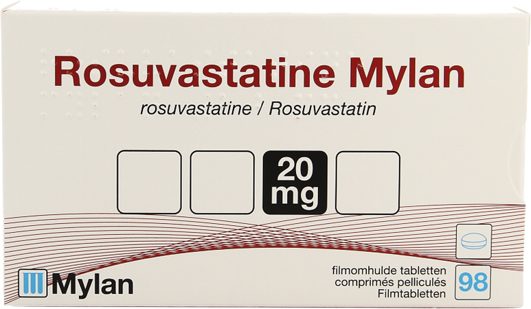 Rosuvastatine Viatris 20mg Filmomh Tabl 98 1