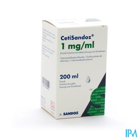 Cetisandoz Sandoz Sol Per Os 200ml 1mg/ml