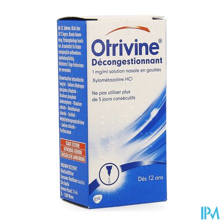 Otrivine Hydrat 0,1% Gutt 10ml