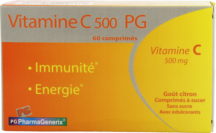 Vitamine C 500 Pg Pharmagenerix Comp 60 3