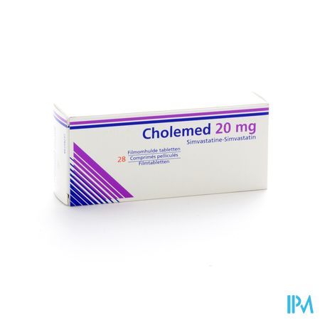 Cholemed 20mg Comp Enrob 28 X 20mg 1