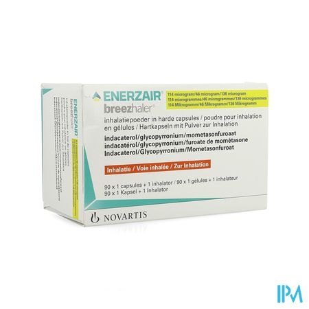 Enerzair Breezhaler 114/46/136mcg Caps 90x1+1inhal