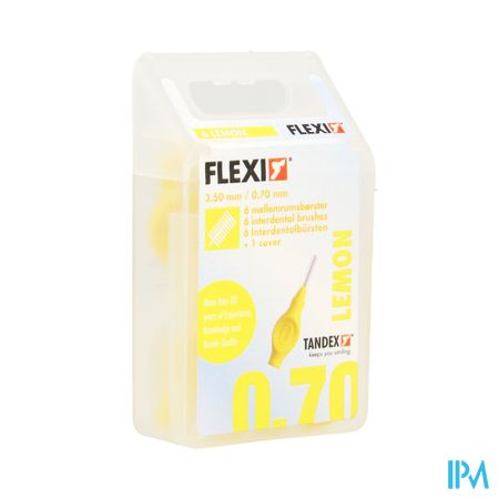 Flexi Yellow Brossette Fine Interdentaire 6