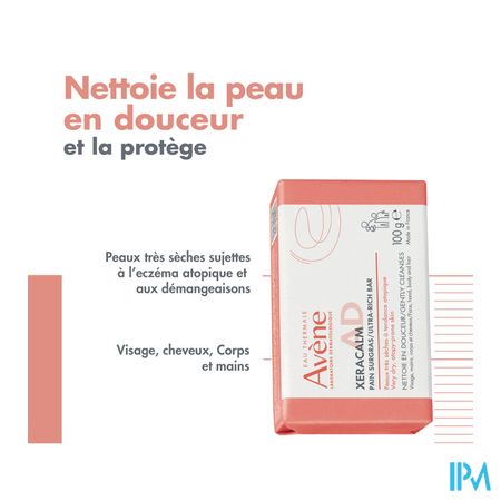 Avene Xeracalm Ad Pain Nettoyant Surgras 100g 12