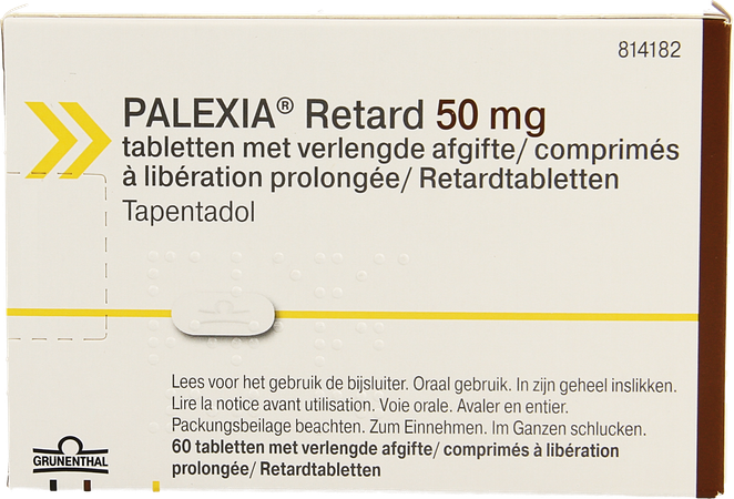 Palexia Retard 50mg Comp 60 X 50mg Ud 1