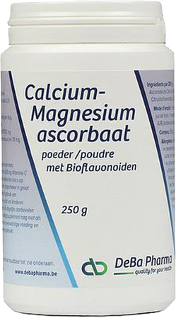 Ca mg Ascorbate+bioflavon. 250g Deba 3