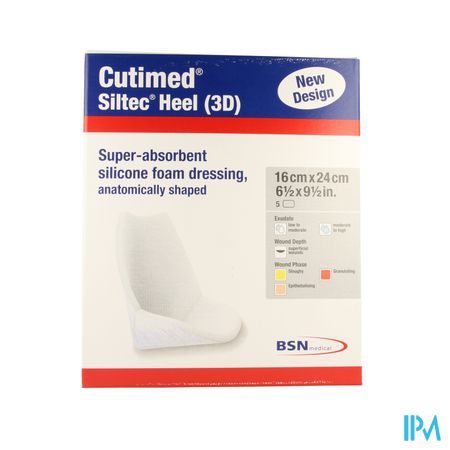 Cutimed Siltec Heel 3d 5st 1