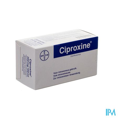 Ciproxine Infus Oplos 200mg 100ml