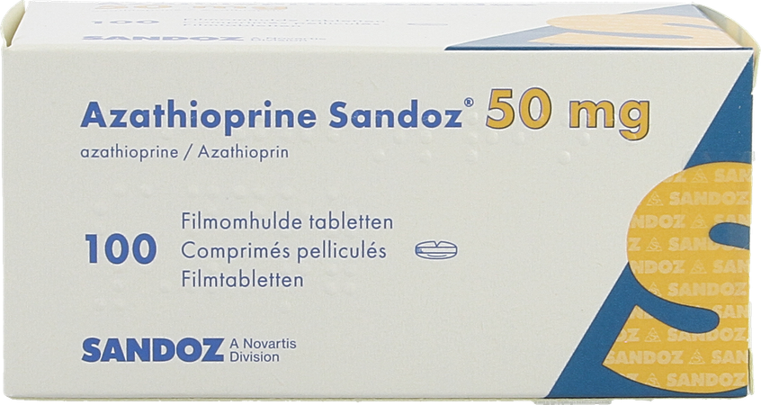Azathioprine Sandoz 50mg Comp 100 X 50mg 1