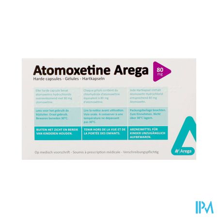 Atomoxetine Arega 80mg Harde Caps 28 Pip 1
