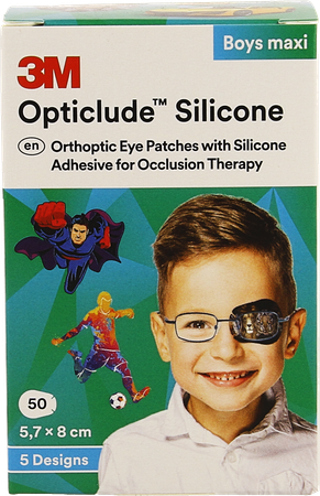 Opticlude 3m Silicone Eye Patch Boy Maxi 50 2