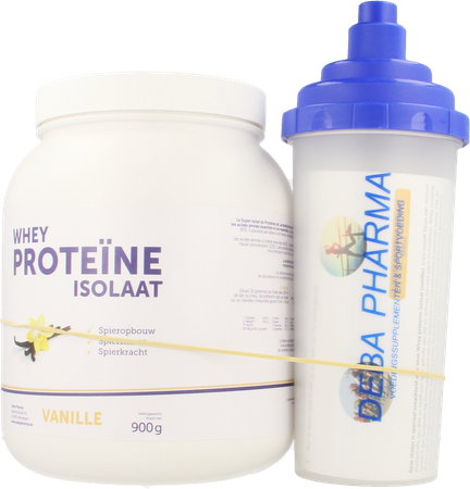 Whey Proteine Isolaat Vanille Caps 900g Deba 4