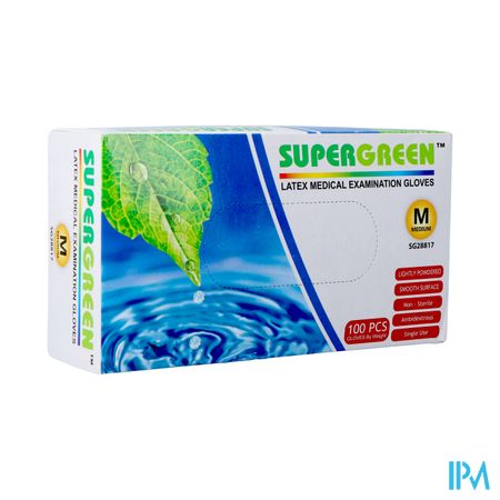 Pharmex Supergreen Latex M Gepoederd 100