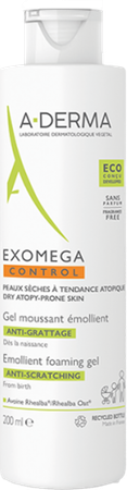 Aderma Exomega Control Gel Moussant Emolient 200ml 1