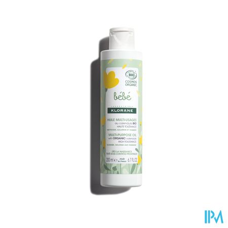 Klorane Bb Olie Multifunctioneel Bio 200ml 2