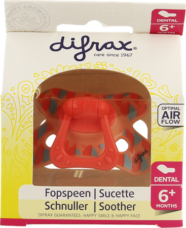 Difrax Fopspeen Sil Dental+ring 6m+ 800 15