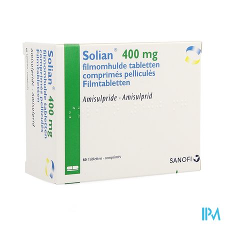 Solian Impexeco 400 Comp 60 X 400mg Pip