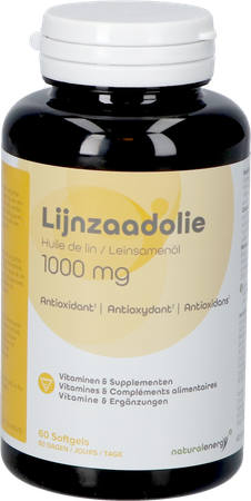 Natural Energy Lijnzaadolie Caps 60 6