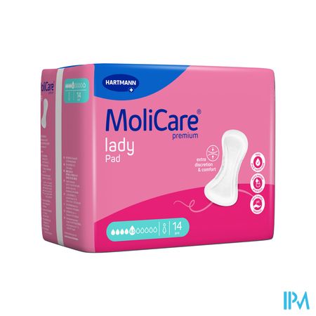 Molicare Premium Lady Pad 4,5 Drops 43x16cm 14