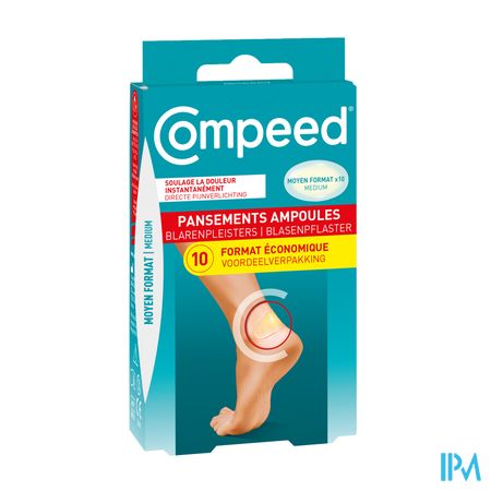 Compeed Pansement Ampoules Moyen Format Econ. 10