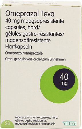 Omeprazol Teva 40mg Caps Gastro Resist Pilulier 28 3