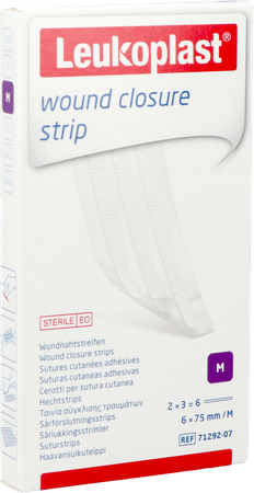 Leukoplast Wound Closure Strip 6x75mm 6 3