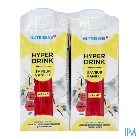 NUTRISENS HYPERDRINK HP/HC 2KCAL VANILLE 1