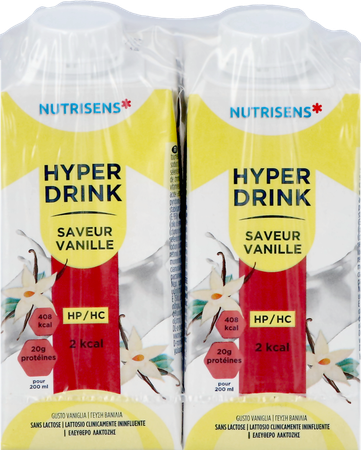 NUTRISENS HYPERDRINK HP/HC 2KCAL VANILLE 1