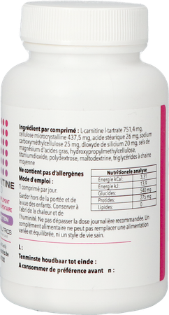 l Carnitine 500 Comp 60 Pharmanutrics 9
