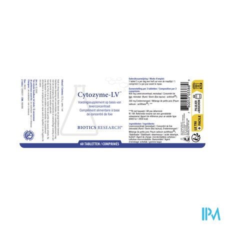 Cytozyme Lv Biotics Comp 60 2