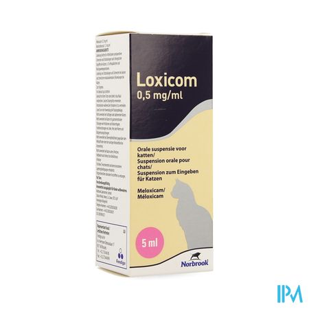 Loxicom 0,5mg/ml Orale Suspensie Kat Fl 5ml