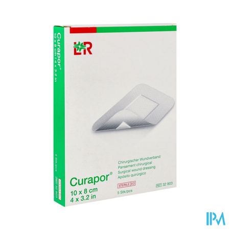 Curapor Pans Chirurg. Sterile 10cmx 8cm 5 32903