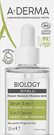 Aderma Biology Hyalu Serum 3-in-1 30ml 2
