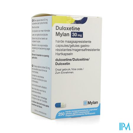 Duloxetine Mylan Maagsapres. Caps 250x30mg Fl Hdpe