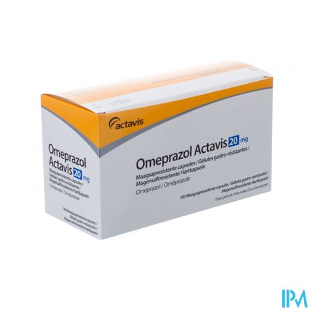 Omeprazol Ab 20mg Maagsapresist. Caps 100 Blister