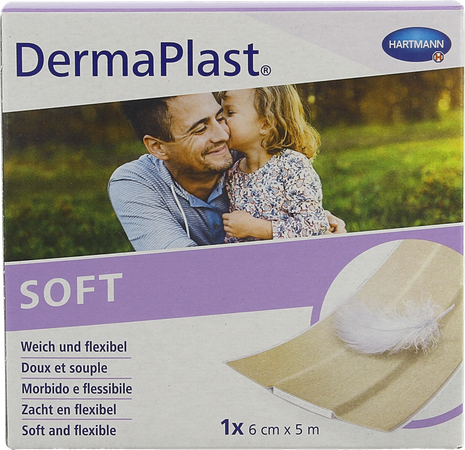 Dermaplast Soft 6cmx5m 3