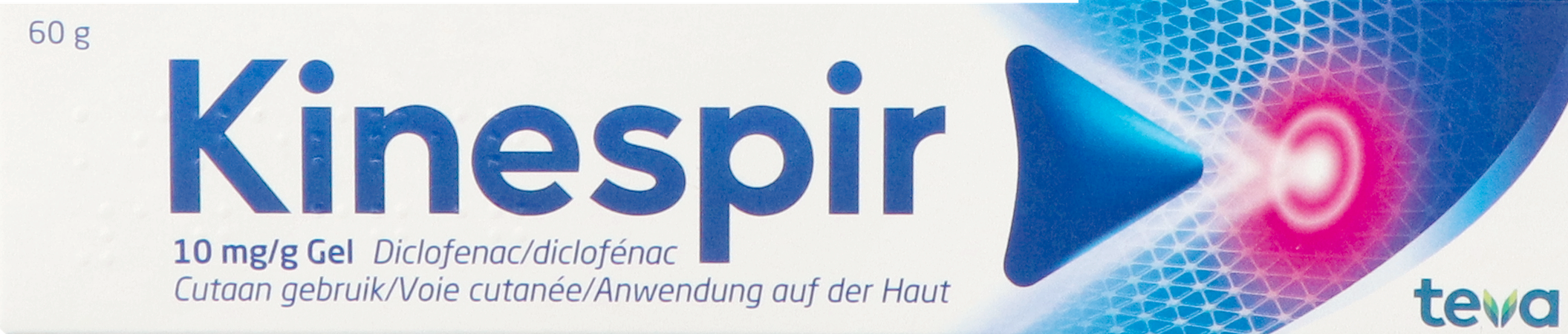 Kinespir 10mg/g Gel 60g 1
