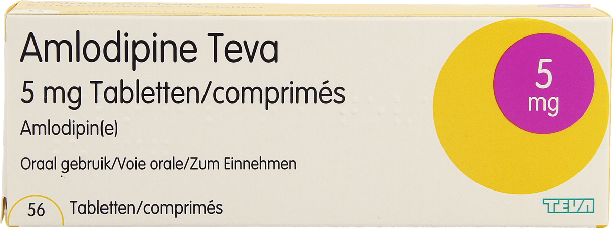 Amlodipine Teva 5mg Tabl Blister 56 2