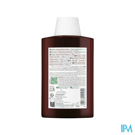 Klorane Capil. Sh Quinine & Edelweiss 200ml Nf 3