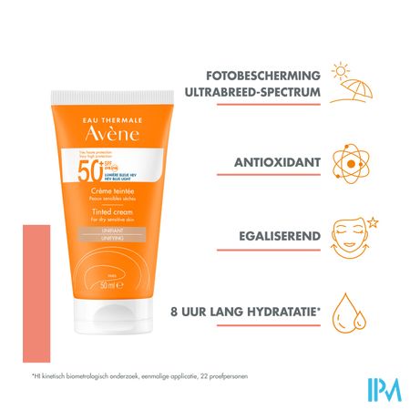 Avene Zon Spf50+ Creme Getint 50ml 13