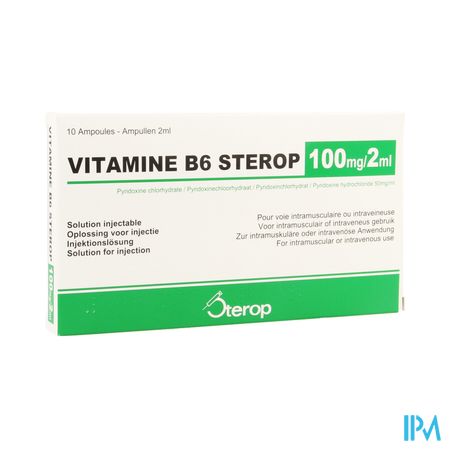 Vit B6 Im/iv Amp 10 X 100mg/2ml