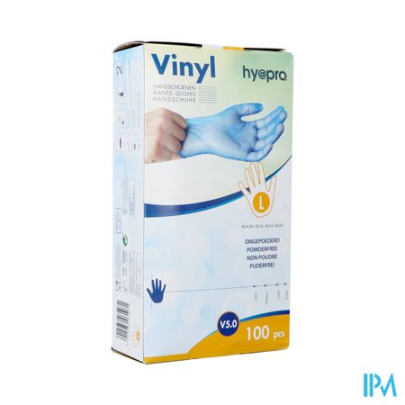 Pharmex Handschoenen Blauw Vinyl l Poedervrij 100